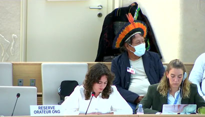 Post pandemic recovery plans' impacts on Indigenous Peoples at HRC51