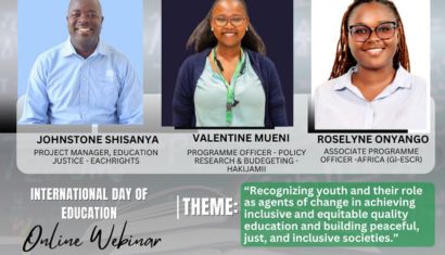 International Day of Education: Centering Youth as Agents of Change in Kenya’s Education System 