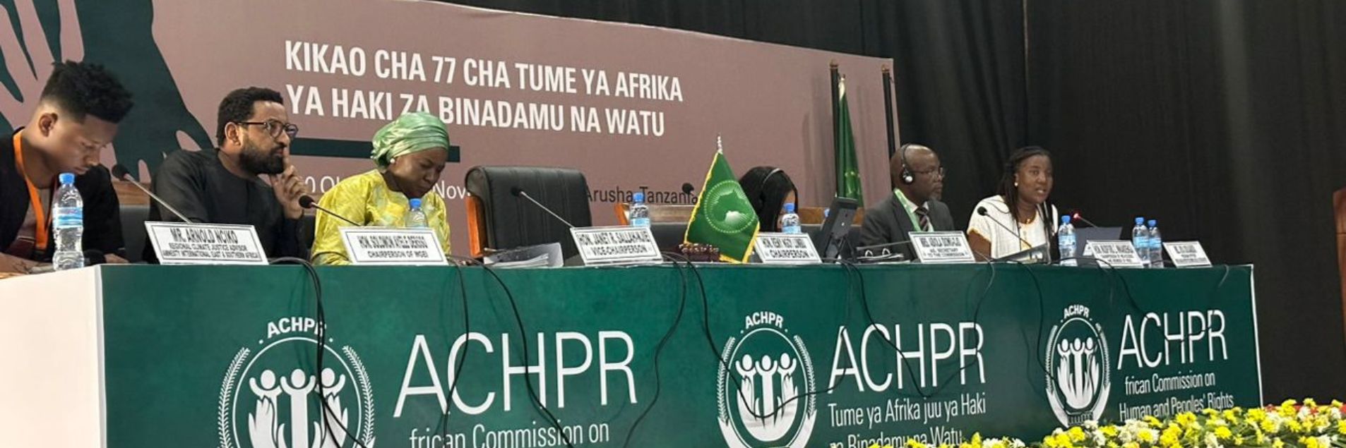 GI-ESCR at the 77th Ordinary Session of the ACHPR in Arusha, Tanzania 