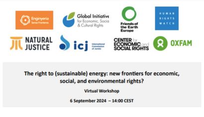 Workshop on the Right to (Sustainable) Energy: New Frontiers for Economic, Social, and Environmental Rights?