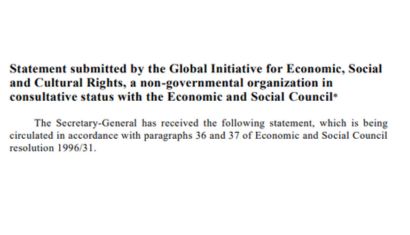 We Delivered a Powerful Statement at the 63rd Session of the Commission for Social Development