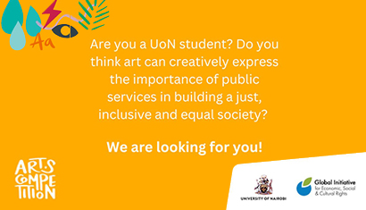 GI-ESCR and the University of Nairobi launch an Arts Competition!