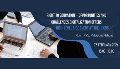 Advancing the Right to Education in the Digital Age: Insights from the HRC55 High-Level Side Event 