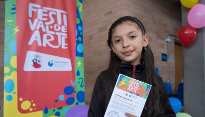 Arts Festival at Antonio García School, in Bogotá, Colombia
