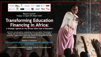Virtual Launch of the Report ‘Transforming Education Financing in Africa’